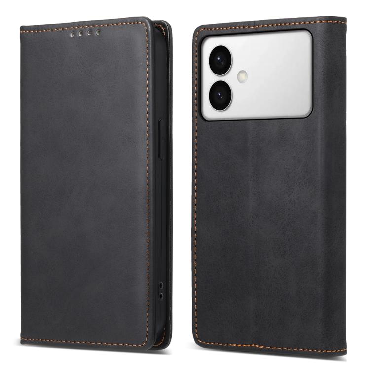 Custodia per telefono in pelle con protezione RFID magnetica, tinta unita, ideale per il lavoro., For Galaxy S26 FE 5G, For Galaxy S26+ 5G, For Galaxy S26 Edge 5G, For Galaxy S26 Ultra 5G