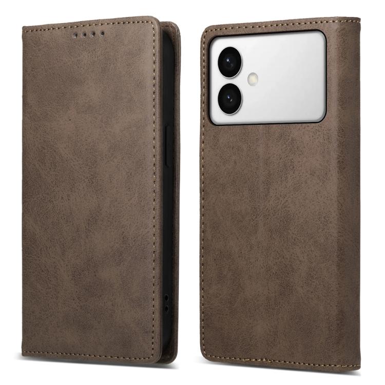 Custodia per telefono in pelle con protezione RFID magnetica, tinta unita, ideale per il lavoro., For Galaxy S26 FE 5G, For Galaxy S26+ 5G, For Galaxy S26 Edge 5G, For Galaxy S26 Ultra 5G