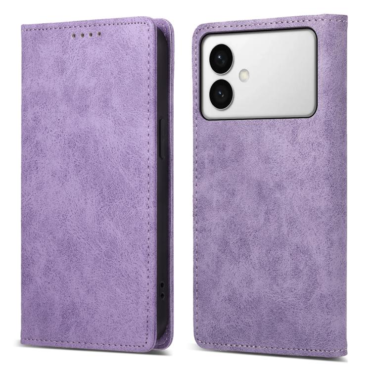 Custodia per telefono in pelle con protezione RFID magnetica, tinta unita, ideale per il lavoro., For Galaxy S26 FE 5G, For Galaxy S26+ 5G, For Galaxy S26 Edge 5G, For Galaxy S26 Ultra 5G