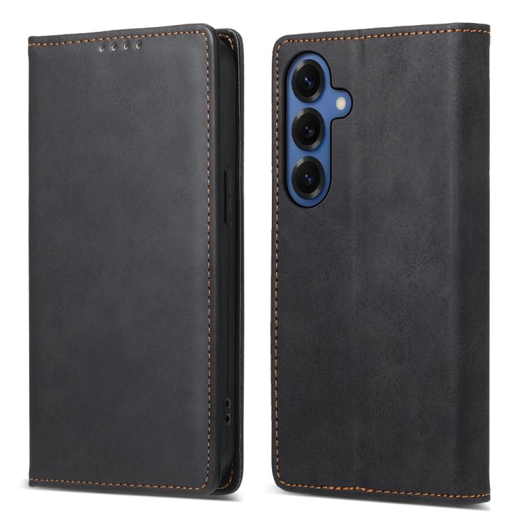 Custodia per telefono in pelle con protezione RFID magnetica, tinta unita, ideale per il lavoro., For Galaxy S26 FE 5G, For Galaxy S26+ 5G, For Galaxy S26 Edge 5G, For Galaxy S26 Ultra 5G