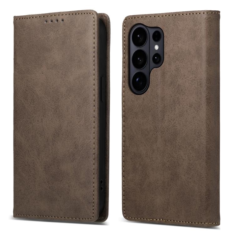 Custodia per telefono in pelle con protezione RFID magnetica, tinta unita, ideale per il lavoro., For Galaxy S26 FE 5G, For Galaxy S26+ 5G, For Galaxy S26 Edge 5G, For Galaxy S26 Ultra 5G