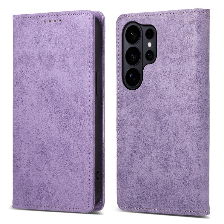 Custodia per telefono in pelle con protezione RFID magnetica, tinta unita, ideale per il lavoro., For Galaxy S26 FE 5G, For Galaxy S26+ 5G, For Galaxy S26 Edge 5G, For Galaxy S26 Ultra 5G