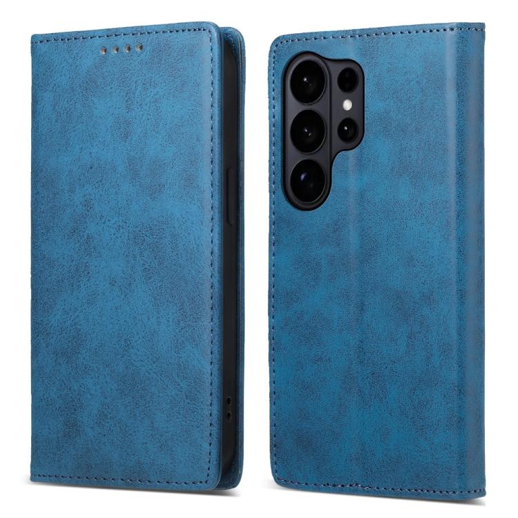 Custodia per telefono in pelle con protezione RFID magnetica, tinta unita, ideale per il lavoro., For Galaxy S26 FE 5G, For Galaxy S26+ 5G, For Galaxy S26 Edge 5G, For Galaxy S26 Ultra 5G