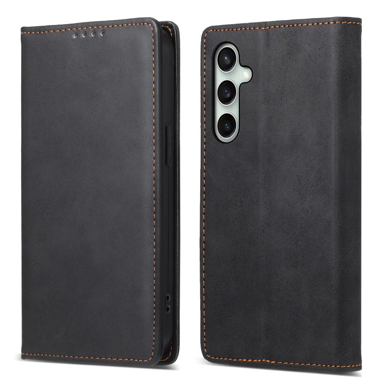 Custodia per telefono in pelle con protezione RFID magnetica, tinta unita, ideale per il lavoro., For Galaxy S26 FE 5G, For Galaxy S26+ 5G, For Galaxy S26 Edge 5G, For Galaxy S26 Ultra 5G