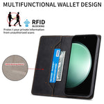 Custodia per telefono in pelle con protezione RFID magnetica, tinta unita, ideale per il lavoro., For Galaxy S26 FE 5G, For Galaxy S26+ 5G, For Galaxy S26 Edge 5G, For Galaxy S26 Ultra 5G
