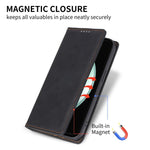 Custodia per telefono in pelle con protezione RFID magnetica, tinta unita, ideale per il lavoro., For Galaxy S26 FE 5G, For Galaxy S26+ 5G, For Galaxy S26 Edge 5G, For Galaxy S26 Ultra 5G