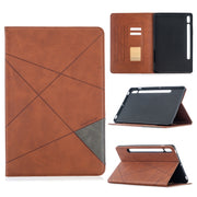 Custodia in pelle magnetica a rotazione orizzontale con struttura a rombo con supporto e slot per schede, For Samsung Galaxy Tab S8 / Galaxy Tab S7 T870, For Amazon Kindle Fire HD8 (2020)
