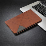 Custodia in pelle con rotazione orizzontale per tablet