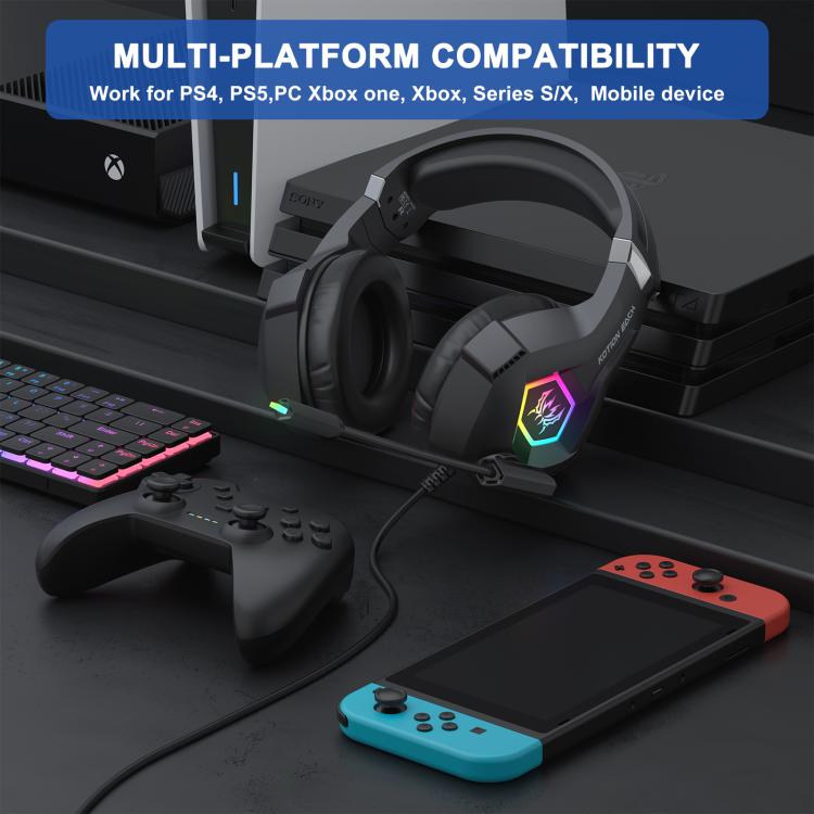 KOTION EACH GS450 Omni-directional Esports Headset with Mic, Length: About 1.9m