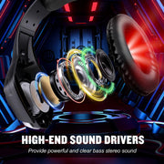 KOTION EACH GS410 Omni-directional Mic Noise Reduction Headset, Length: About 1.9m