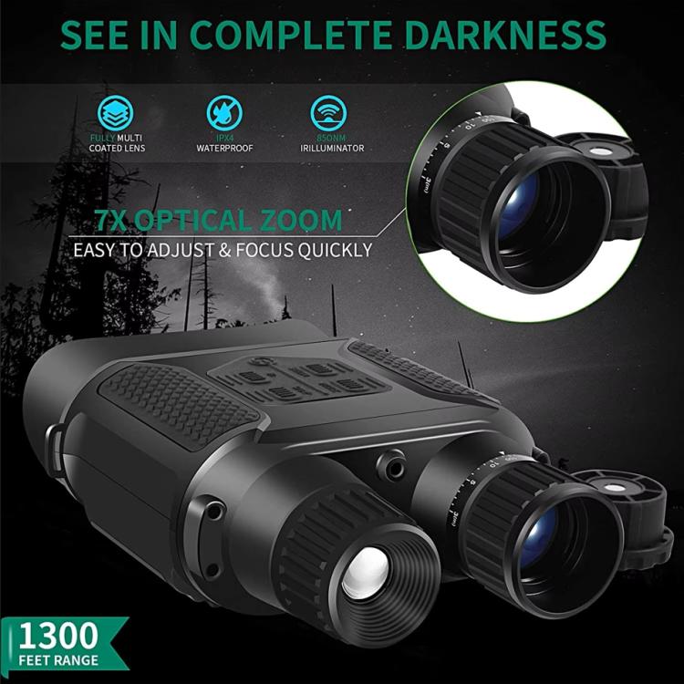 NVG400PRO: binocolo digitale per visione notturna con schermo LCD da 3 pollici.