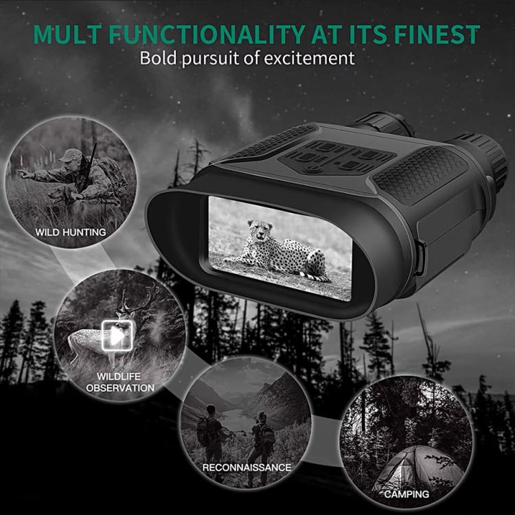 NVG400PRO: binocolo digitale per visione notturna con schermo LCD da 3 pollici.