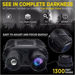 NVG400PRO: binocolo digitale per visione notturna con schermo LCD da 3 pollici.