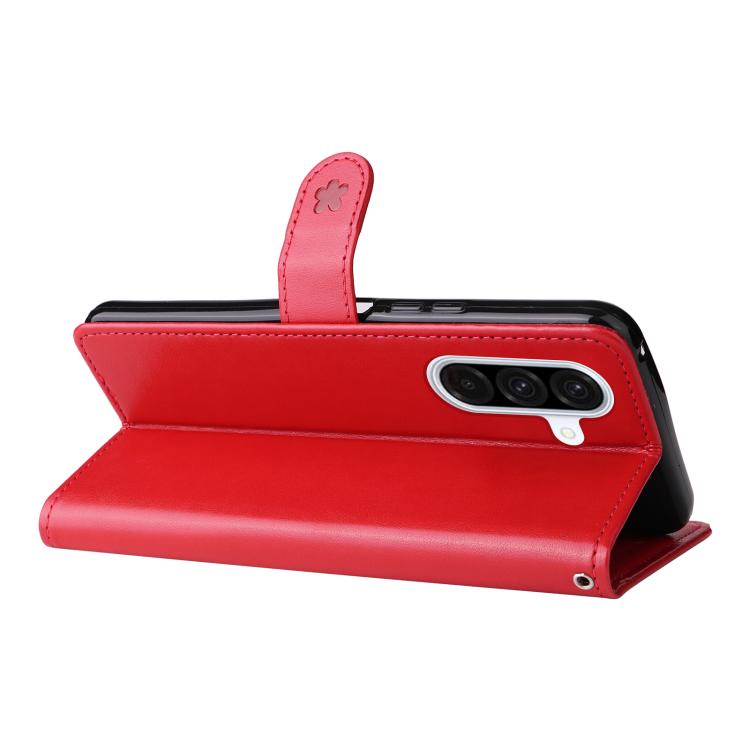 Custodia per telefono in pelle con stampa a rilievo di gatto e ape., For Samsung Galaxy A36 5G / M56 5G, For Samsung Galaxy A06 5G / 4G, For Samsung Galaxy A56 5G