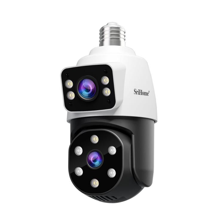 Lampadina con telecamera 4MP HD dual lens E27 IP66