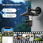 Lampadina con telecamera 4MP HD dual lens E27 IP66