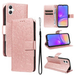 Custodia per telefono in pelle con motivo a girasole in rilievo., For Samsung Galaxy A07 5G, For Samsung Galaxy A36 5G / M56 5G, For Samsung Galaxy A06 5G / 4G