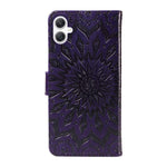 Custodia per telefono in pelle con motivo a girasole in rilievo., For Samsung Galaxy A07 5G, For Samsung Galaxy A36 5G / M56 5G, For Samsung Galaxy A06 5G / 4G
