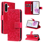 Custodia per telefono in pelle con motivo a girasole in rilievo., For Samsung Galaxy A07 5G, For Samsung Galaxy A36 5G / M56 5G, For Samsung Galaxy A06 5G / 4G
