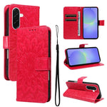 Custodia per telefono in pelle con motivo a girasole in rilievo., For Samsung Galaxy A57 5G, For Samsung Galaxy A37 5G, For Galaxy A27 5G