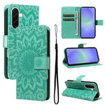 Custodia per telefono in pelle con motivo a girasole in rilievo., For Samsung Galaxy A57 5G, For Samsung Galaxy A37 5G, For Galaxy A27 5G