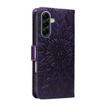 Custodia per telefono in pelle con motivo a girasole in rilievo., For Samsung Galaxy A57 5G, For Samsung Galaxy A37 5G, For Galaxy A27 5G