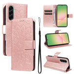 Custodia per telefono in pelle con motivo a girasole in rilievo., For Samsung Galaxy A57 5G, For Samsung Galaxy A37 5G, For Galaxy A27 5G