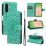 Custodia per telefono in pelle con motivo a girasole in rilievo., For Samsung Galaxy A57 5G, For Samsung Galaxy A37 5G, For Galaxy A27 5G