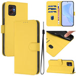 Custodia per telefono in pelle tinta unita con cordino, piacevole al tatto., For Samsung Galaxy Xcover7 Pro