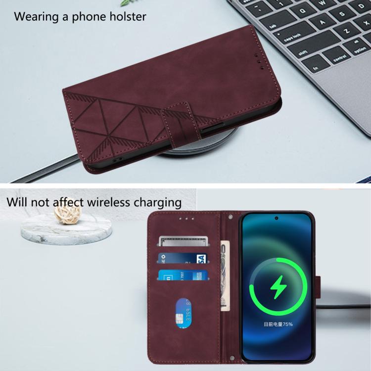Custodia a tracolla in pelle con motivo 3D in rilievo per telefono., For Samsung Galaxy M56 5G, For Samsung Galaxy F16 5G Global, For Samsung Galaxy F06 5G / M06 5G, For Samsung Galaxy Xcover7 Pro
