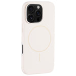 Custodia per telefono in silicone liquido con ampio foro per fotocamera e MagSafe, copertura completa., For iPhone 16 Pro Max, For iPhone 16 Pro