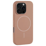 Custodia per telefono in silicone liquido con ampio foro per fotocamera e MagSafe, copertura completa., For iPhone 16 Pro Max, For iPhone 16 Pro