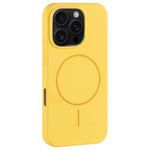 Custodia per telefono in silicone liquido con ampio foro per fotocamera e MagSafe, copertura completa., For iPhone 16 Pro Max, For iPhone 16 Pro