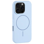 Custodia per telefono in silicone liquido con ampio foro per fotocamera e MagSafe, copertura completa., For iPhone 16 Pro Max, For iPhone 16 Pro