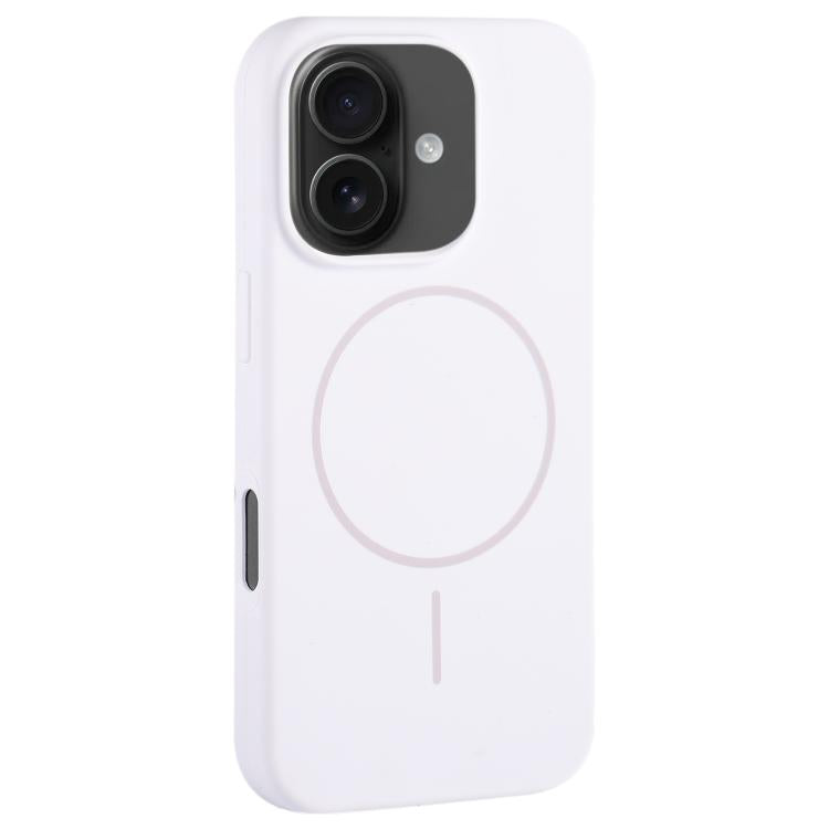 Custodia per telefono in silicone liquido con ampio foro per fotocamera e MagSafe, copertura completa., For iPhone 16 Plus, For iPhone 16
