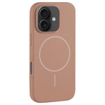 Custodia per telefono in silicone liquido con ampio foro per fotocamera e MagSafe, copertura completa., For iPhone 16 Plus, For iPhone 16