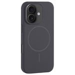 Custodia per telefono in silicone liquido con ampio foro per fotocamera e MagSafe, copertura completa., For iPhone 16 Plus, For iPhone 16