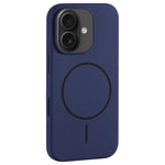 Custodia per telefono in silicone liquido con ampio foro per fotocamera e MagSafe, copertura completa., For iPhone 16 Plus, For iPhone 16