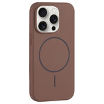 Custodia per telefono in silicone liquido con ampio foro per fotocamera e MagSafe, copertura completa., For iPhone 15 Pro Max, For iPhone 15 Pro