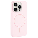 Custodia per telefono in silicone liquido con ampio foro per fotocamera e MagSafe, copertura completa., For iPhone 15 Pro Max, For iPhone 15 Pro