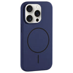 Custodia per telefono in silicone liquido con ampio foro per fotocamera e MagSafe, copertura completa., For iPhone 15 Pro Max, For iPhone 15 Pro