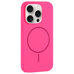Custodia per telefono in silicone liquido con ampio foro per fotocamera e MagSafe, copertura completa., For iPhone 15 Pro Max, For iPhone 15 Pro