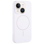 Custodia per telefono in silicone liquido con ampio foro per fotocamera e MagSafe, copertura completa., For iPhone 14 Plus, For iPhone 14