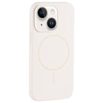 Custodia per telefono in silicone liquido con ampio foro per fotocamera e MagSafe, copertura completa., For iPhone 14 Plus, For iPhone 14