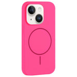 Custodia per telefono in silicone liquido con ampio foro per fotocamera e MagSafe, copertura completa., For iPhone 14 Plus, For iPhone 14