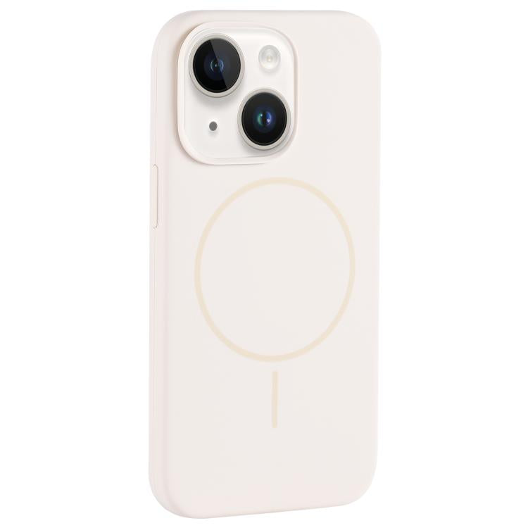 Custodia per telefono in silicone liquido con ampio foro per fotocamera e MagSafe, copertura completa., For iPhone 13, For iPhone 12