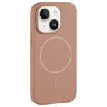 Custodia per telefono in silicone liquido con ampio foro per fotocamera e MagSafe, copertura completa., For iPhone 13, For iPhone 12