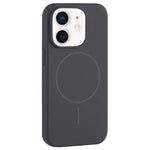 Custodia per telefono in silicone liquido con ampio foro per fotocamera e MagSafe, copertura completa., For iPhone 13, For iPhone 12