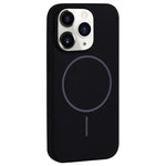 Custodia per telefono in silicone liquido con ampio foro per fotocamera e MagSafe, copertura completa., For iPhone 11 Pro Max, For iPhone 11