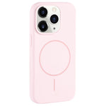 Custodia per telefono in silicone liquido con ampio foro per fotocamera e MagSafe, copertura completa., For iPhone 11 Pro Max, For iPhone 11